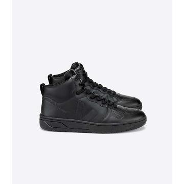 Veja V-15 CWL Women's High Tops Black | NZ 369ILH